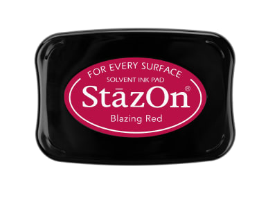 TAMPÓN PERMANENTE STAZON ROJO ARDIENTE TSUKINEKO