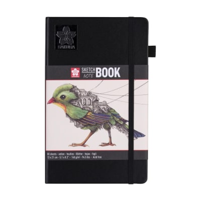 SKETCHBOOK PAPEL BLANCO CREMA 140G 13X21CM 80HJ SAKURA