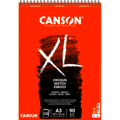 CROQUERA XL CROQUIS 90G A3 15HJ CANSON