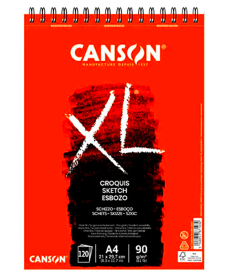CROQUERA XL CROQUIS 90G A4 120HJ CANSON