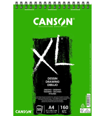 CROQUERA XL DIBUJO 160G A4 50HJ CANSON
