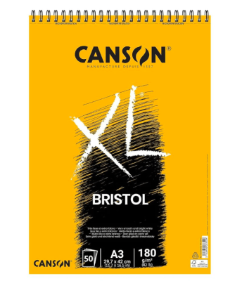 CROQUERA XL BRISTOL 180G A3 50HJ CANSON
