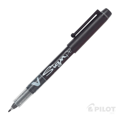 MARCADOR V-SIGN PEN NEGRO PILOT