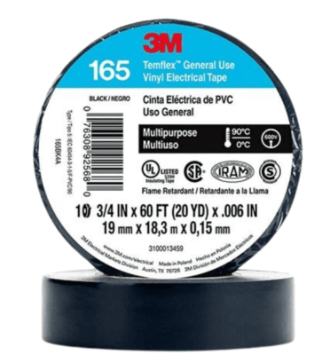 HUINCHA AISLADORA TEMFLEX 19MMX9,14 X 30 MTS