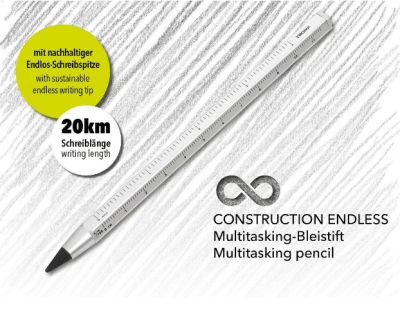 LAPIZ GRAFITO HB PLATEADO