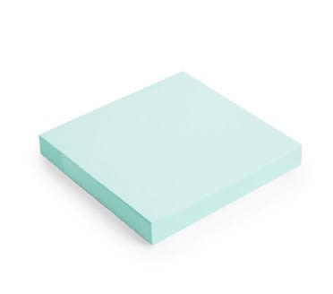 NOTAS ADHESIVAS 76X76MM VERDE PASTEL 100HJ STICK&WRITE
