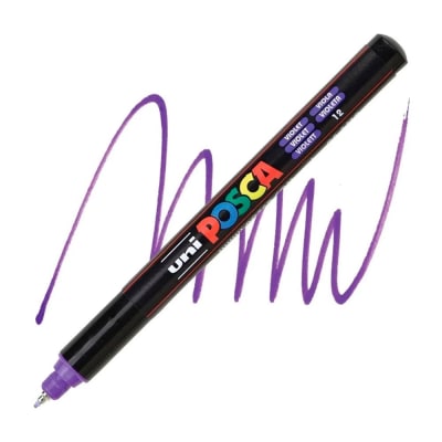 MARCADOR ACRÍLICO PC-1MR VIOLETA POSCA