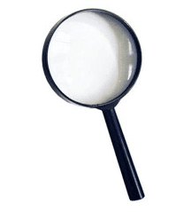 LUPA CRISTAL 5X DE AUMENTO 80MM DIÁMETRO HAND2