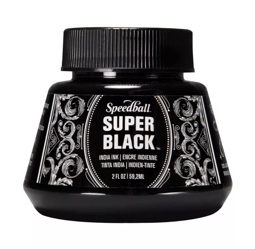 TINTA CHINA SUPER BLACK 59ML SPEEDBALL1