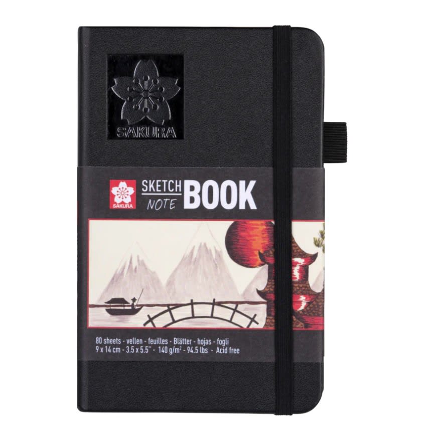 SKETCHBOOK PAPEL BLANCO CREMA 140G 9X14CM 80HJ SAKURA1
