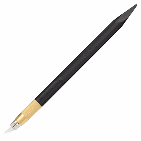 CUCHILLO BISTURÍ AK-5/5B/BLK TIPO LÁPIZ 30° NEGRO + 5 REPUESTOS OLFA2