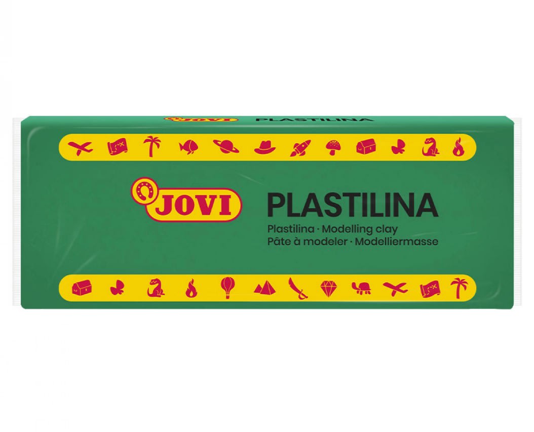 PLASTILINA 150G VERDE CLARO JOVI1