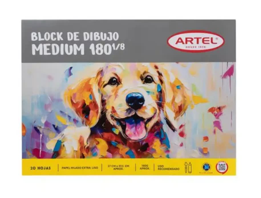 BLOCK MEDIUM 180 (180G) 1/8 20HJ ARTEL1