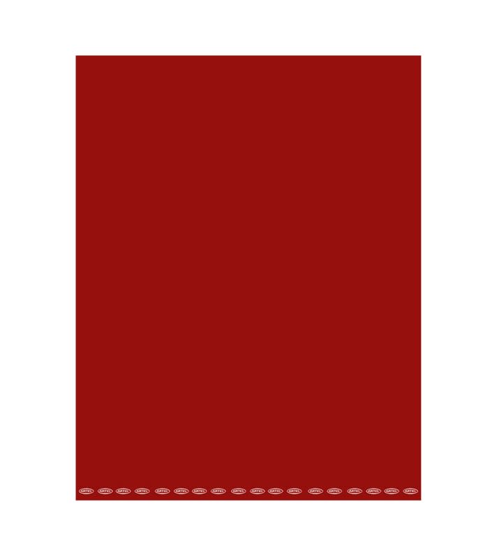 CARTULINA PINTADA 53X75CM CARMÍN (A-87) ARTEL1