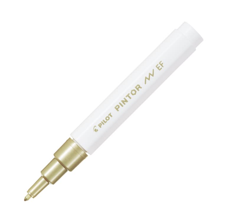 MARCADOR ACRÍLICO PINTOR EXTRA FINO (EF) 0.7MM DORADO PILOT2