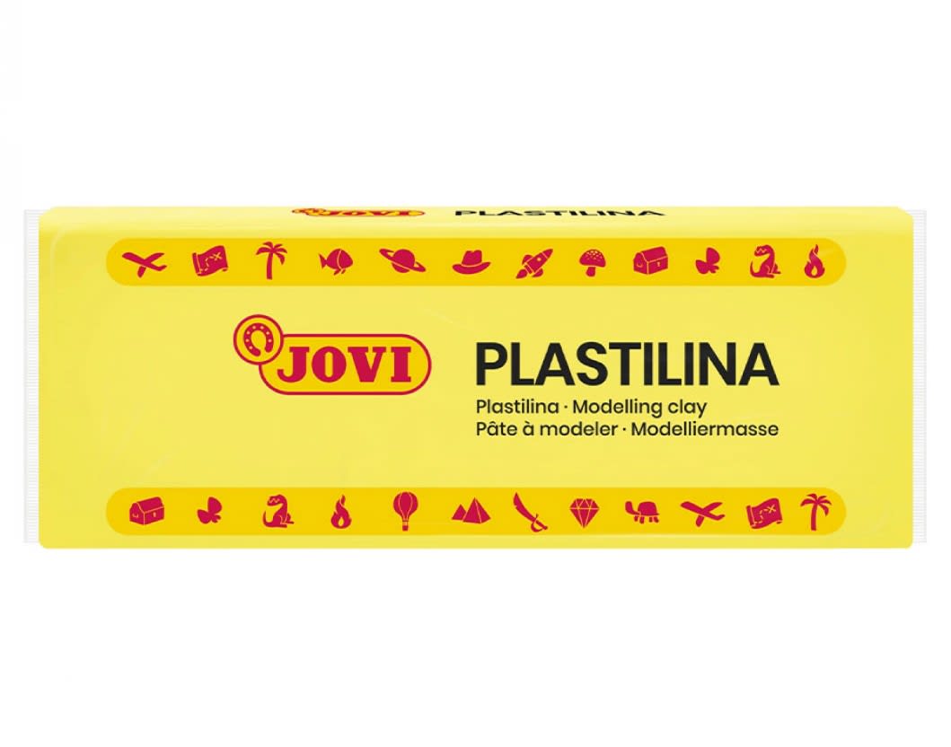 PLASTICINA 150G AMARILLO JOVI1