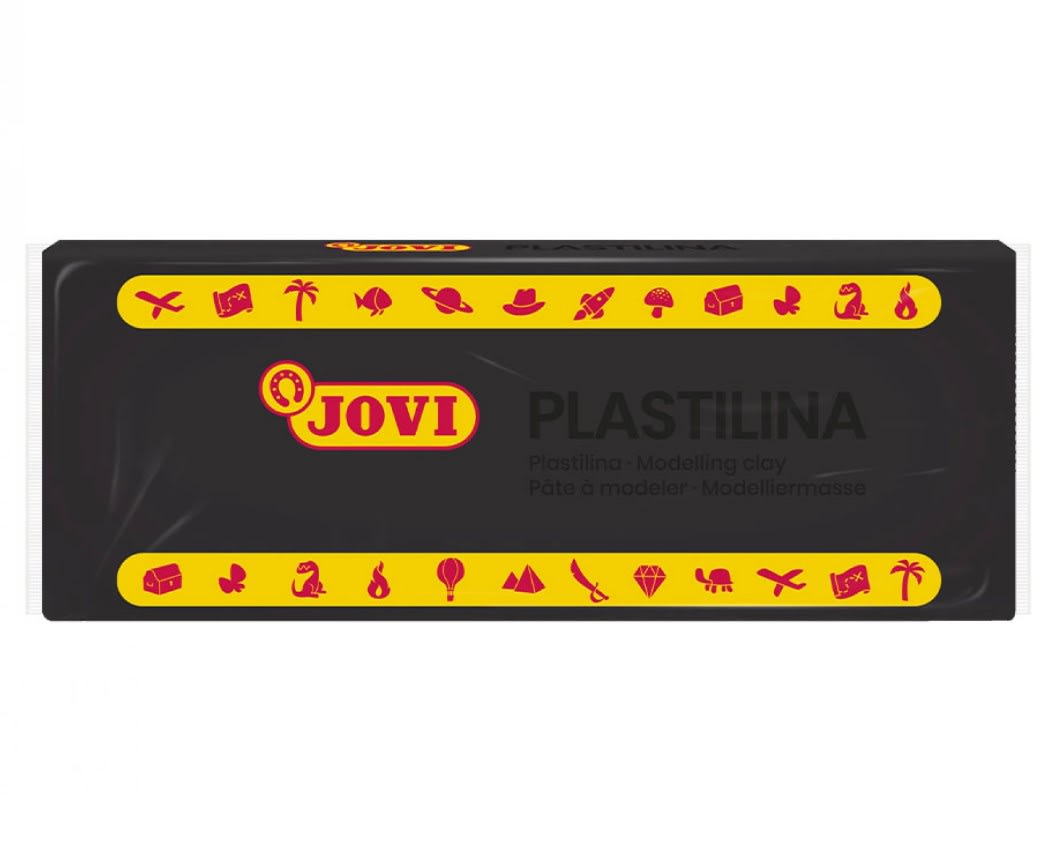 PLASTILINA 150G NEGRO JOVI1