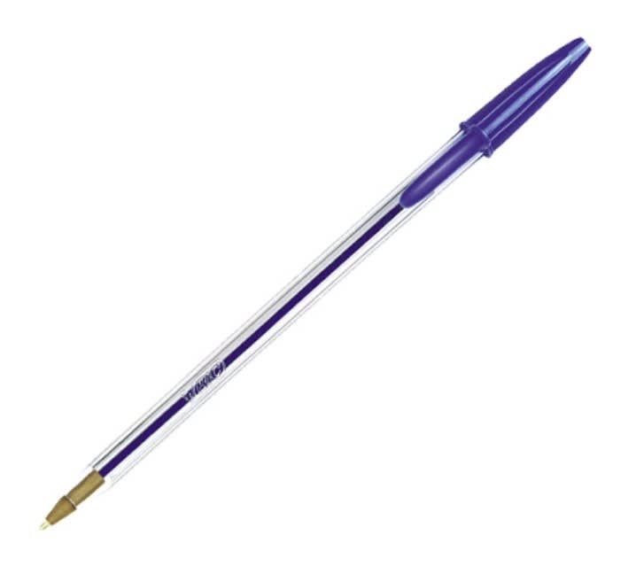 LÁPIZ PASTA CRISTAL PUNTA MEDIA AZUL BIC1