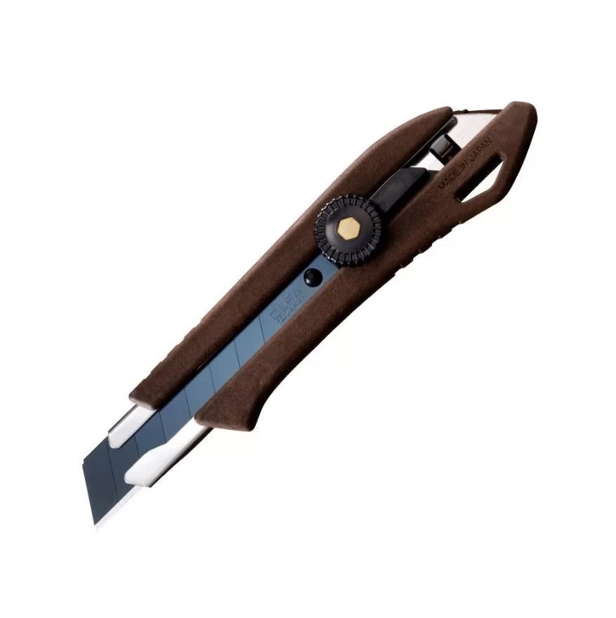 CUCHILLO CARTONERO INDUSTRIAL 18MM WD-L/BRN ANTIDESLIZANTE OLFA2