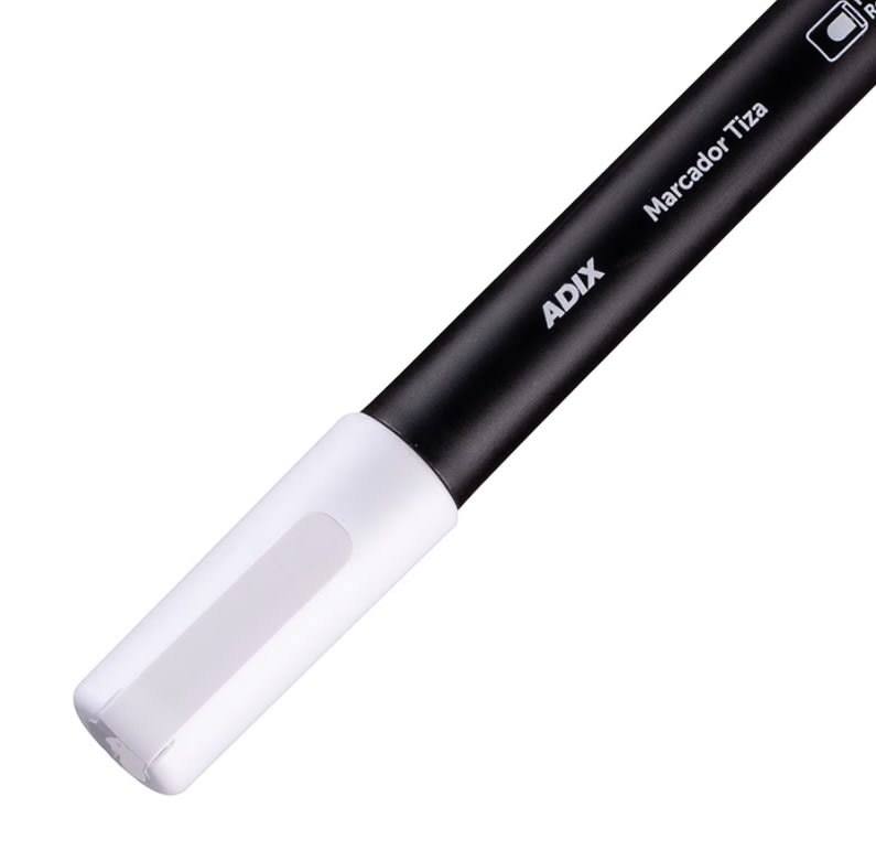 MARCADOR TIZA 4MM BLANCO ADIX2