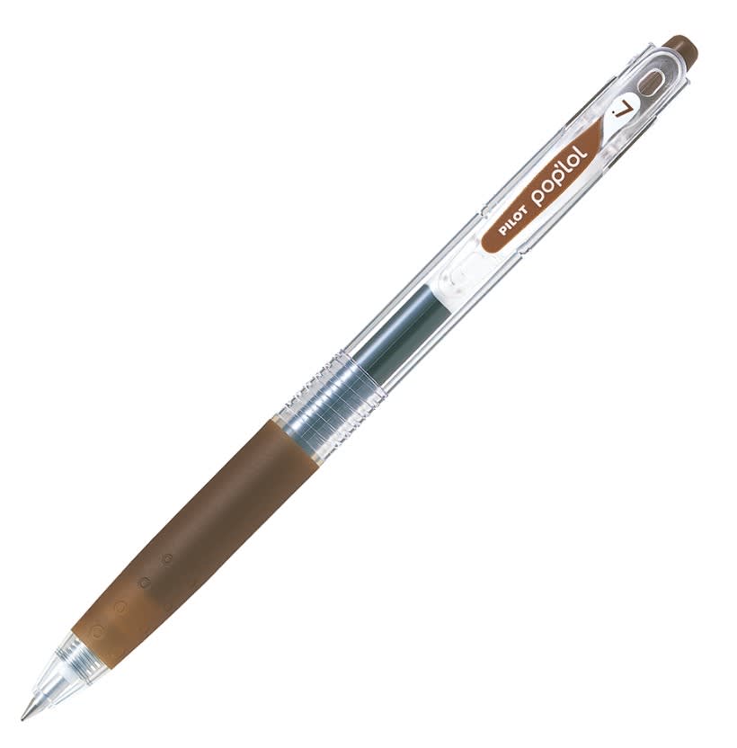 LÁPIZ GEL POP'LOL 0.7MM CAFÉ OSCURO PILOT1
