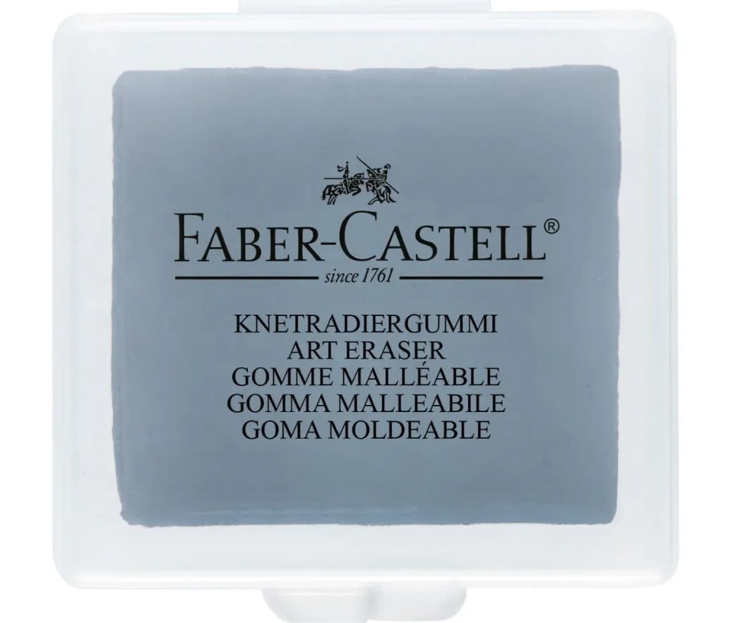 GOMA MOLDEABLE GRIS (EN ESTUCHE PLÁSTICO) FABER-CASTELL1