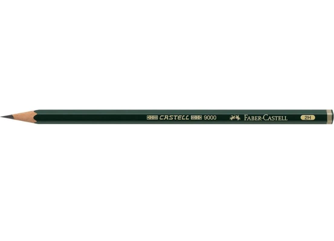 LÁPIZ GRAFITO 9000 2H FABER-CASTELL2