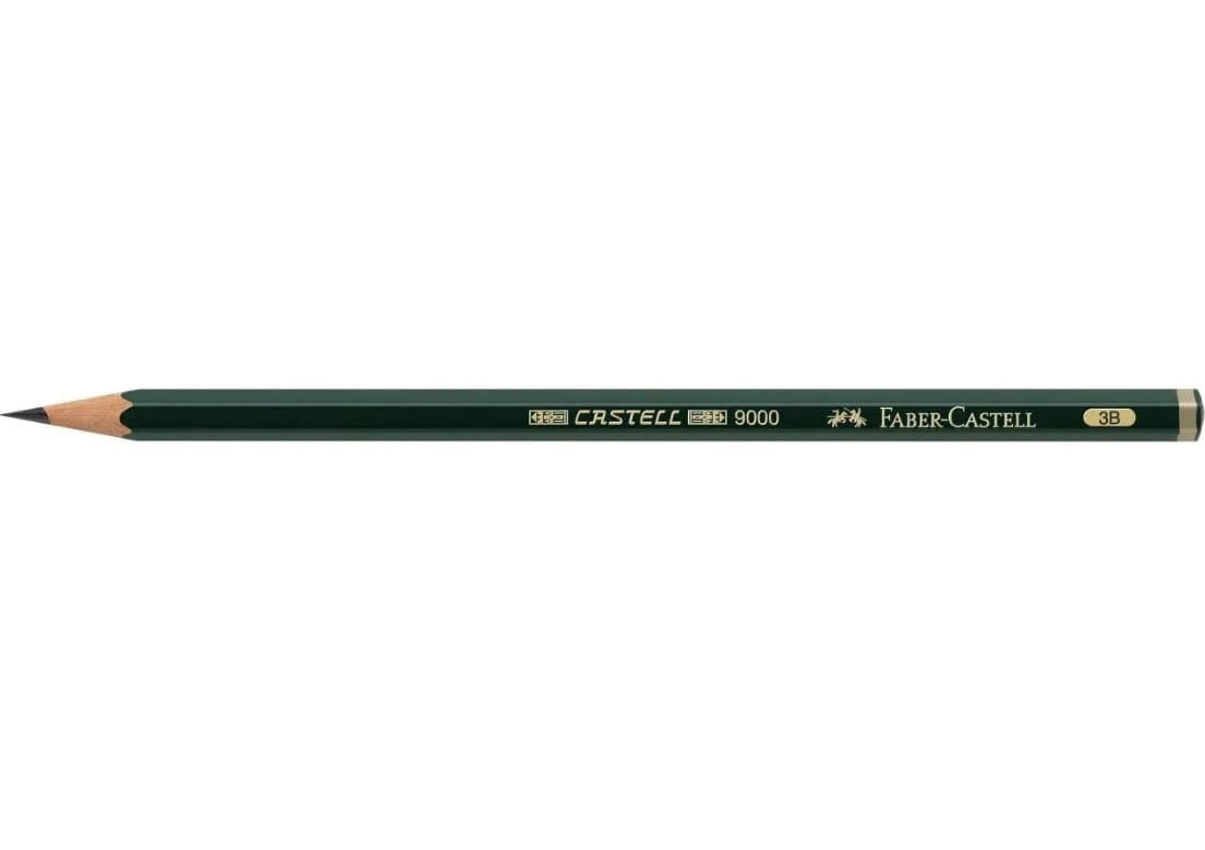LÁPIZ GRAFITO 9000 3B FABER-CASTELL2