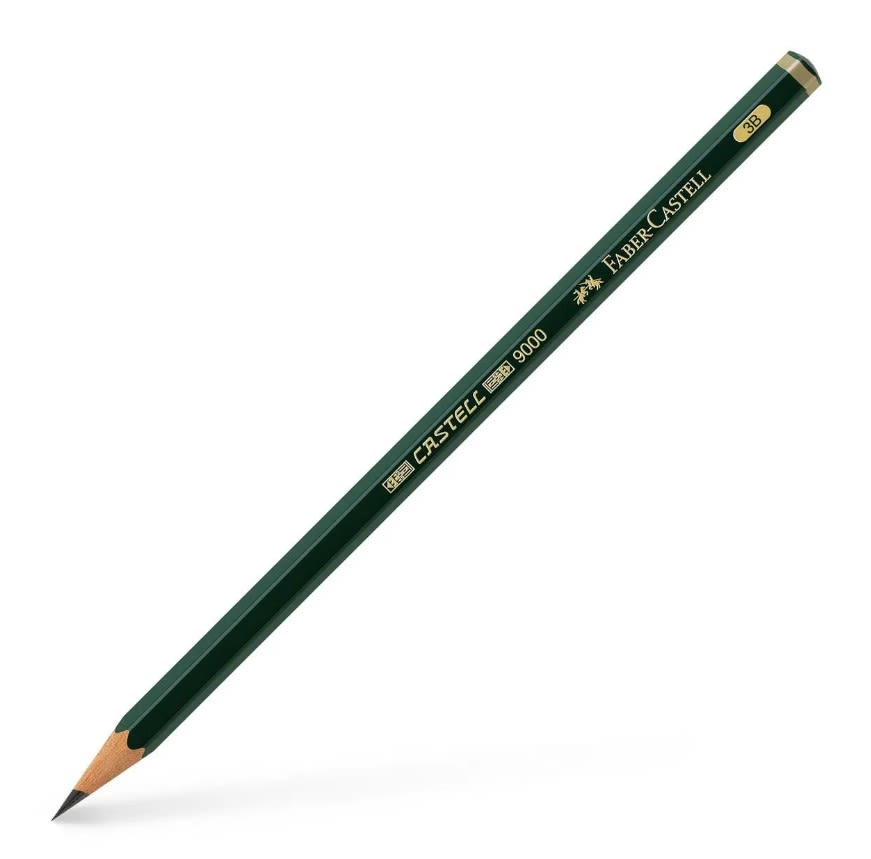 LÁPIZ GRAFITO 9000 3B FABER-CASTELL1