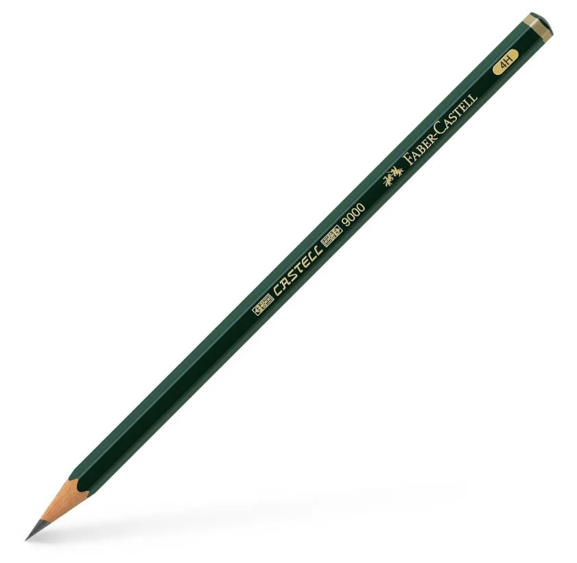 LÁPIZ GRAFITO 9000 4H FABER-CASTELL1