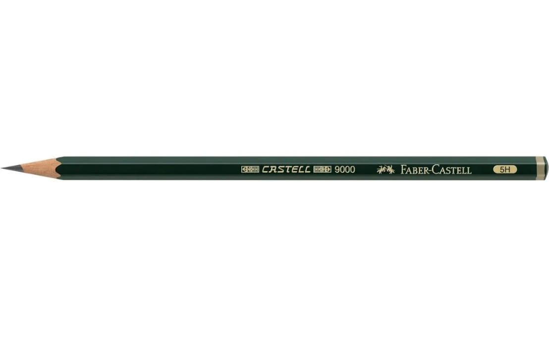 LÁPIZ GRAFITO 9000 5H FABER-CASTELL2