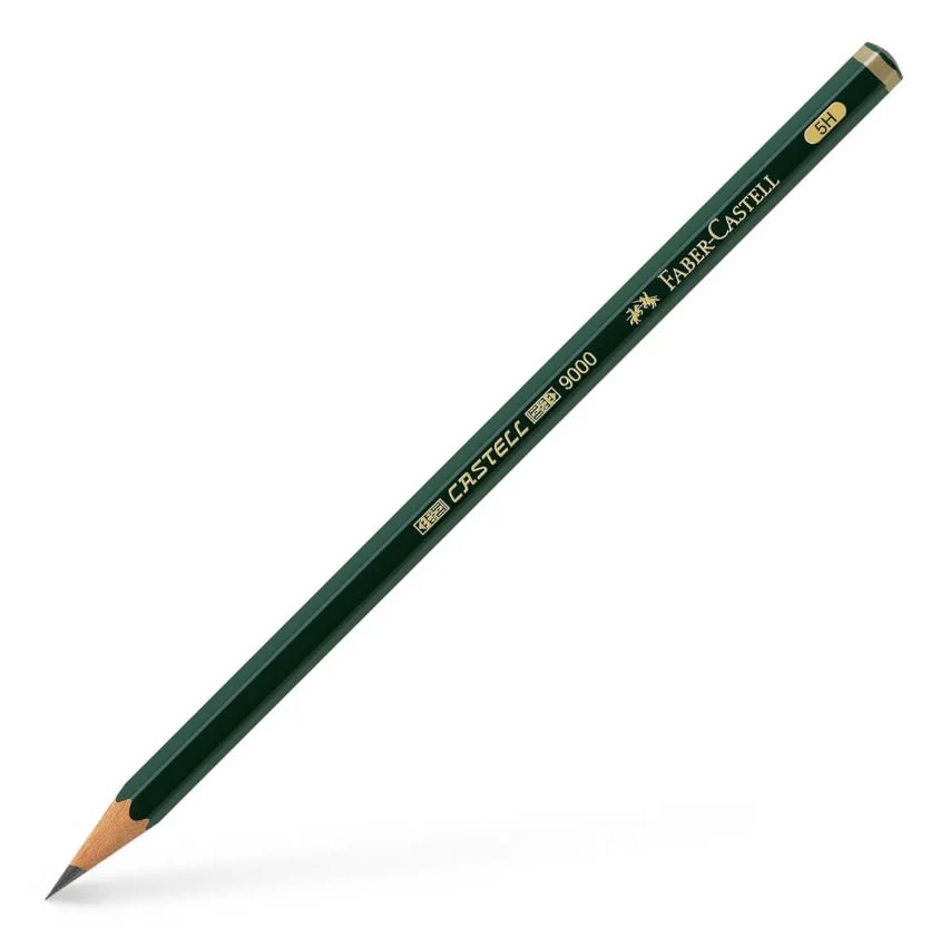 LÁPIZ GRAFITO 9000 5H FABER-CASTELL1
