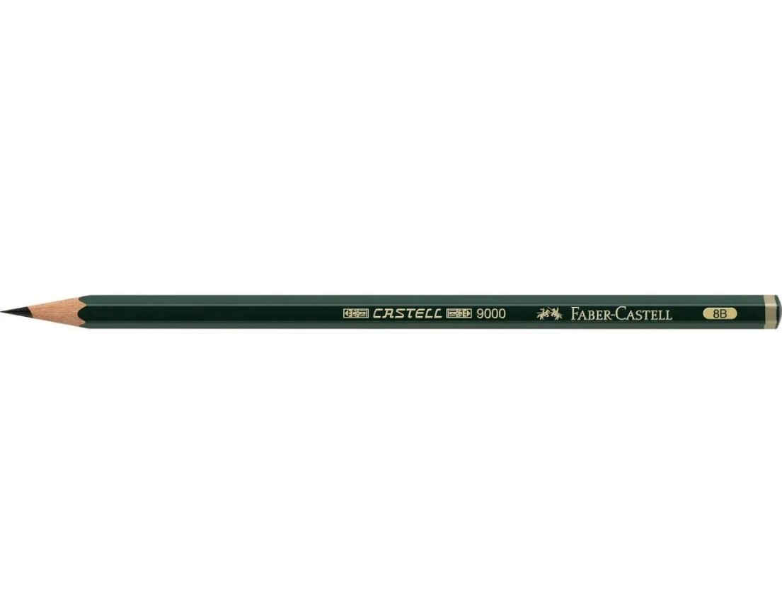LÁPIZ GRAFITO 9000 8B FABER-CASTELL2