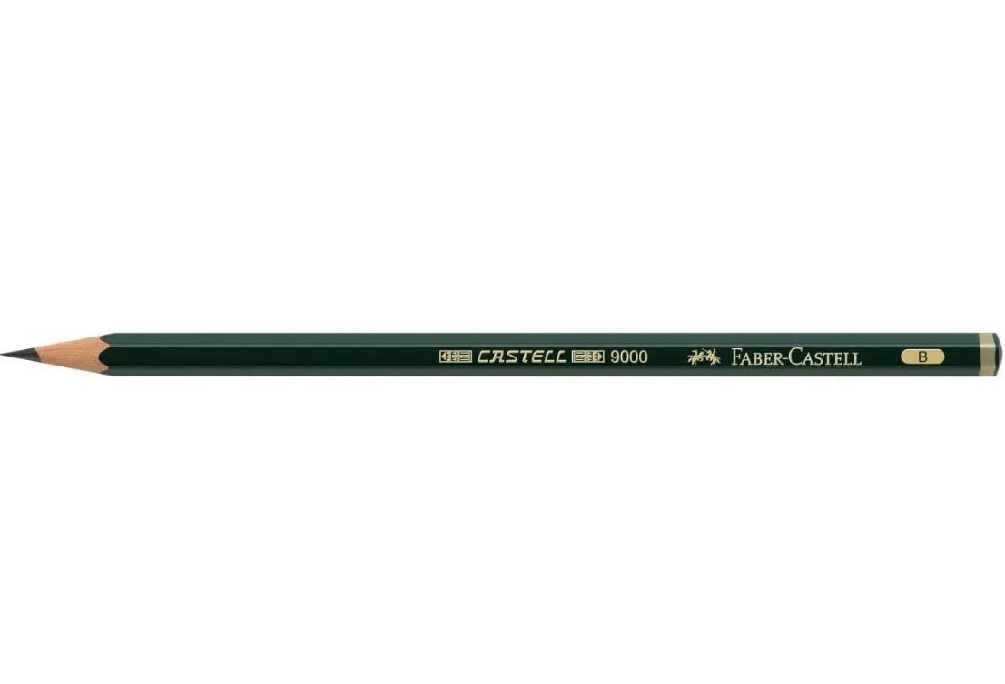 LÁPIZ GRAFITO 9000 B FABER-CASTELL2