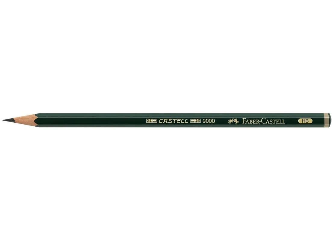 LÁPIZ GRAFITO 9000 HB FABER-CASTELL2