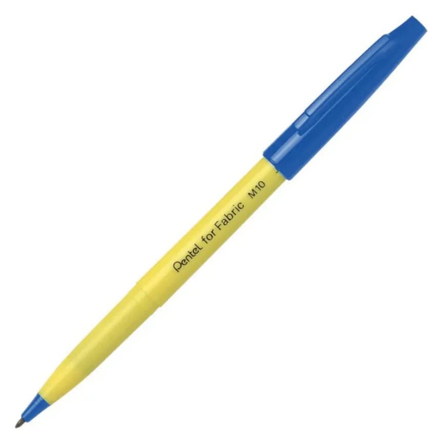 MARCADOR PARA TELA M-10 AZUL PENTEL1