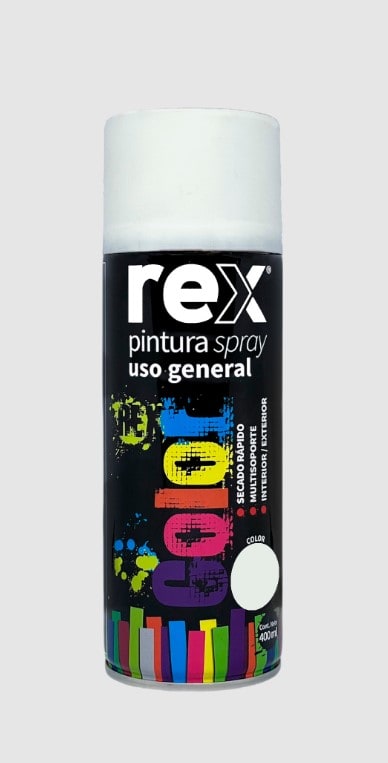 PINTURA SPRAY GENERAL 400ML BLANCO MATE REX1