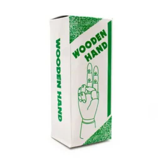 MANO MASCULINA ARTICULADA DE MADERA 28CM JM2