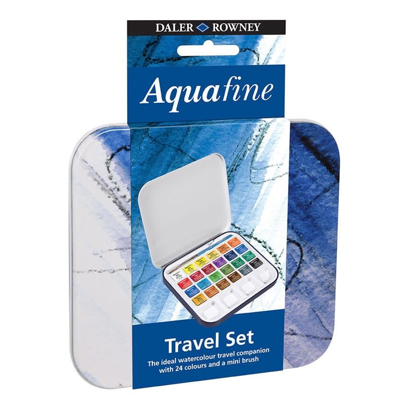 ACUARELA EN PASTILLAS 24 COLORES AQUAFINE LATA DALER ROWNEY1