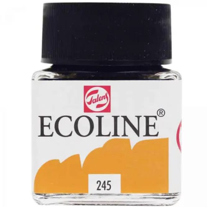 ACUARELA LÍQUIDA ECOLINE (245) AZAFRANADO 30ML TALENS1