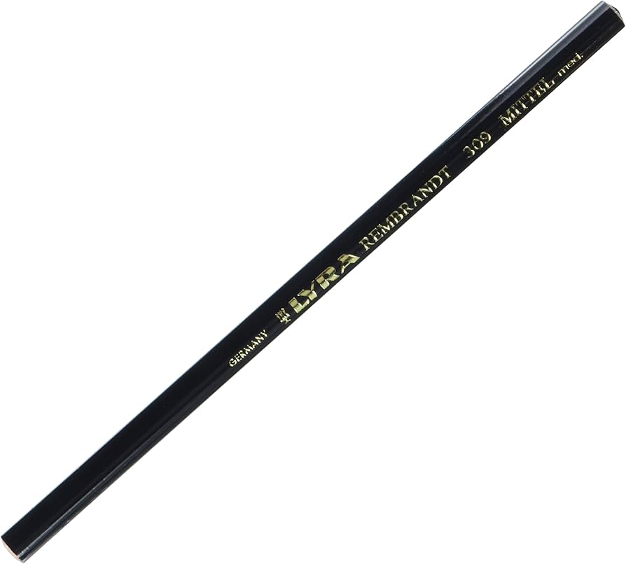 LÁPIZ CARBONCILLO GRASO 309 REMBRANDT MEDIO LYRA1