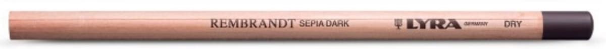 LÁPIZ SEPIA OSCURO REMBRANDT SECO LYRA1