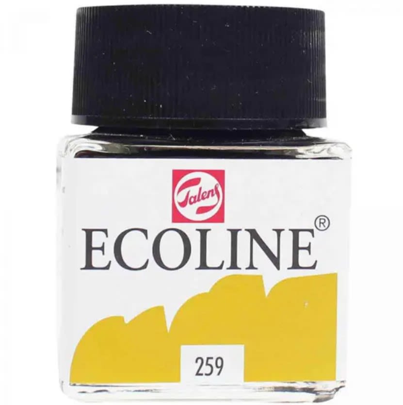 ACUARELA LÍQUIDA ECOLINE (259) AMARILLO ARENA 30ML TALENS1