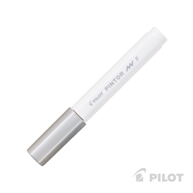 MARCADOR ACRÍLICO PINTOR FINO (F) 1MM PLATEADO PILOT1