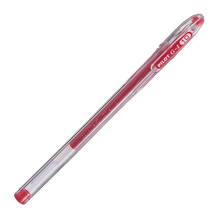LÁPIZ GEL G-1 1MM ROJO PILOT1