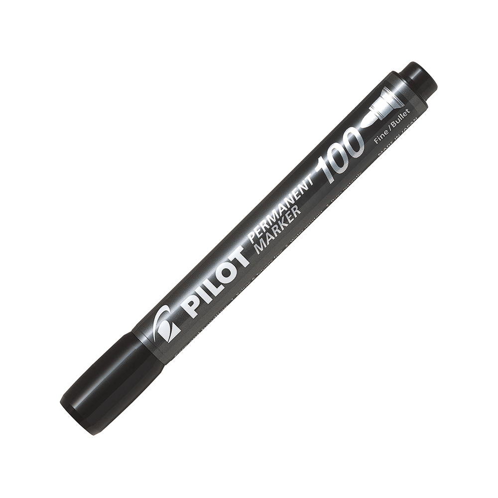 MARCADOR PERMANENTE SCA100 FINO NEGRO PILOT1