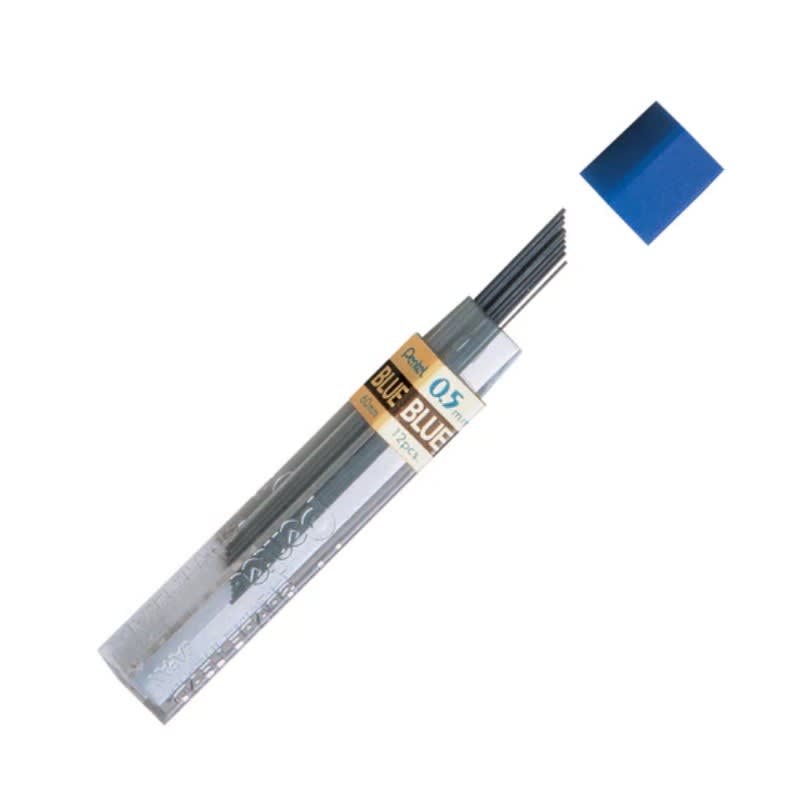 MINAS HI-POLYMER 0.5MM HB AZUL (12UN) PENTEL1