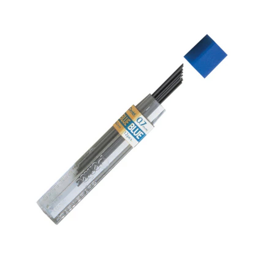 MINAS HI-POLYMER 0.7MM HB AZUL (12UN) PENTEL1