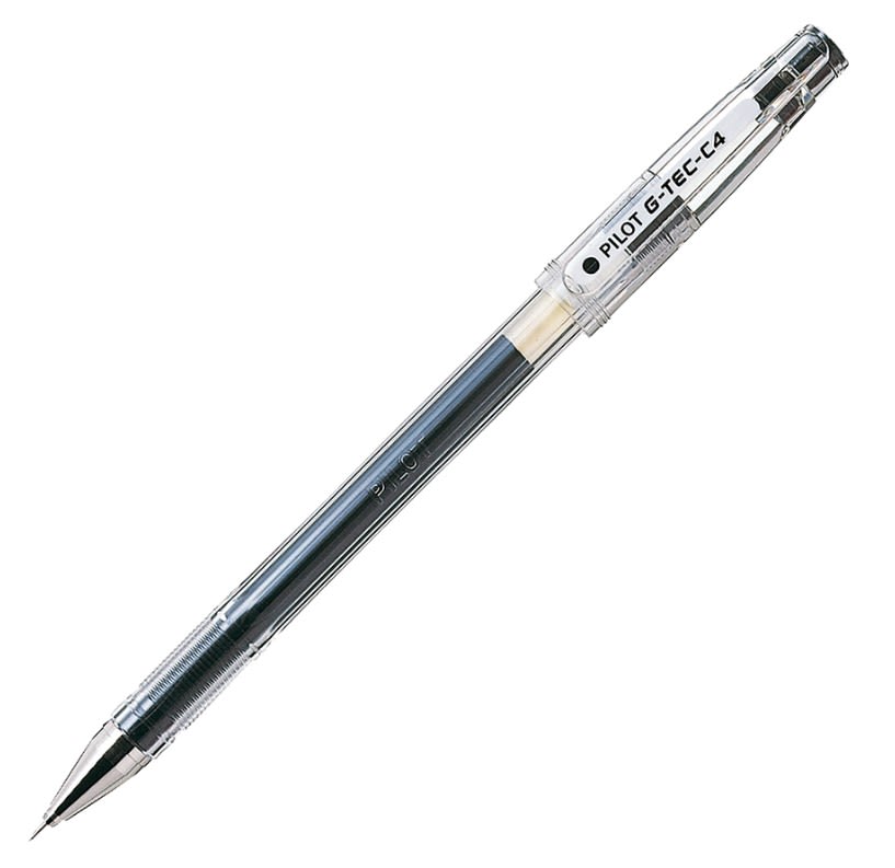 LÁPIZ GEL G-TEC-C-4 NEGRO 0.4MM PILOT1