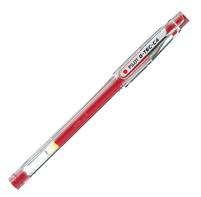 LÁPIZ GEL G-TEC-C-4 ROJO 0.4MM PILOT1